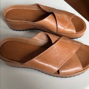 Cole Haan Tan Leather Sandals